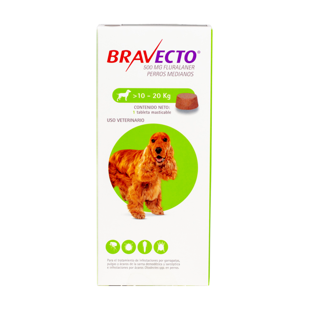 Bravecto Para Perros De A Kg Pulgas Y Garrapatas