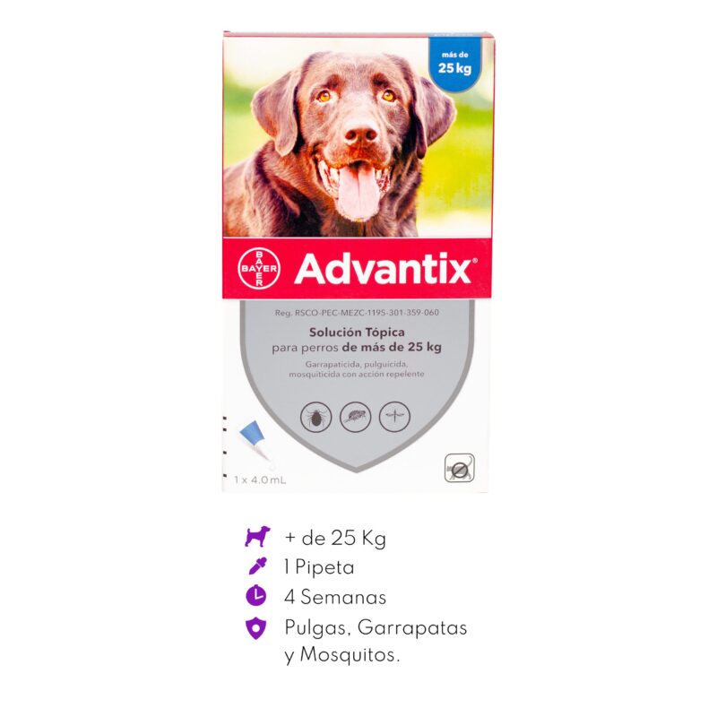 Advantix para perros de más de 25 KG
