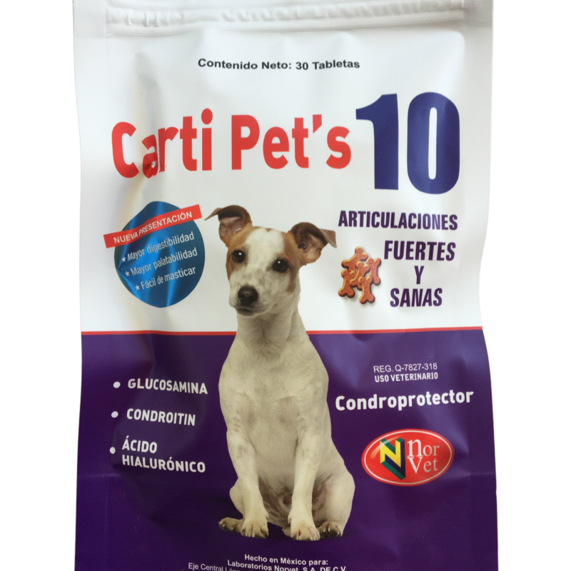 Carti Pets 10 30 tabletas Norvet
