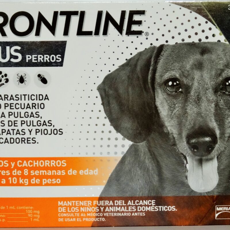 Frontline Plus caja con 3 Pipetas para Perros de 2 a 10 kg