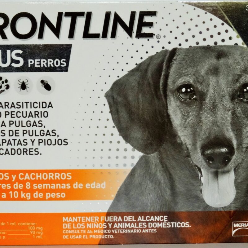 Frontline Plus caja con 3 Pipetas para Perros de 2 a 10 kg