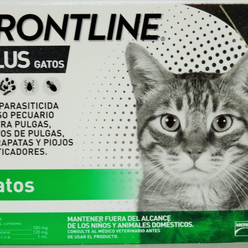 Frontline Plus caja con 3 Pipetas para Gatos